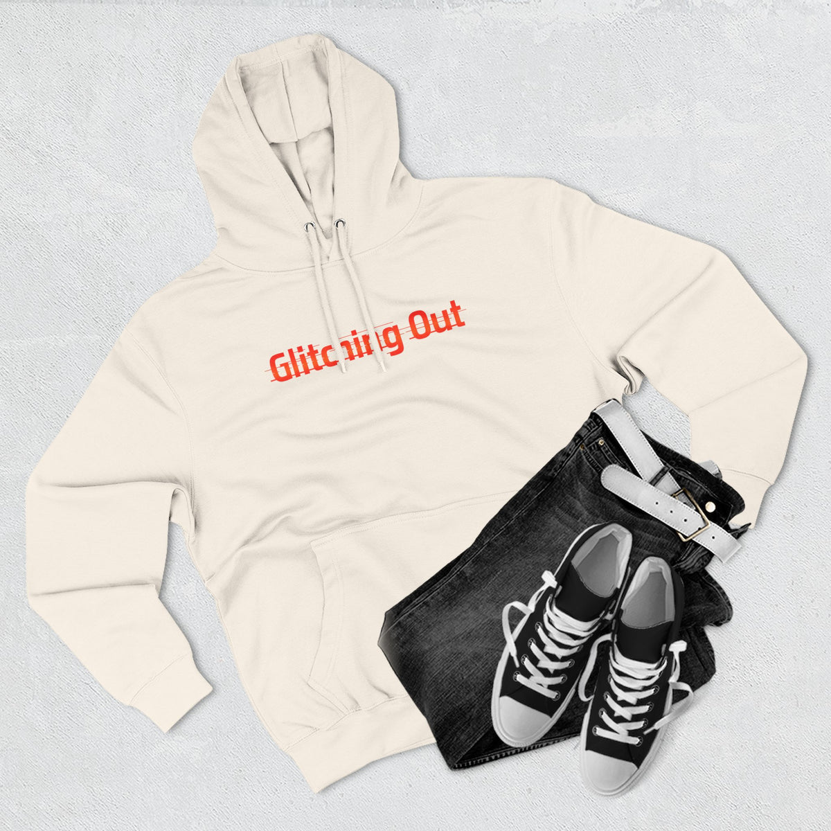 Glitch the System Hoodie V2 — 'Glitching Out' Circuit Graphic