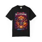 Break the Illusion Graphic T-Shirt — Psychedelic Occult Skull Tee