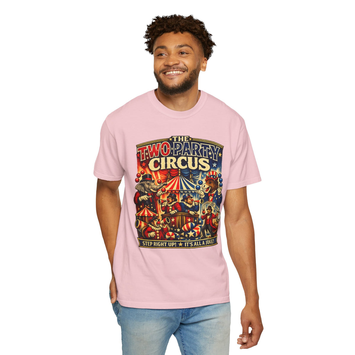 Two-Party Circus Graphic T-Shirt