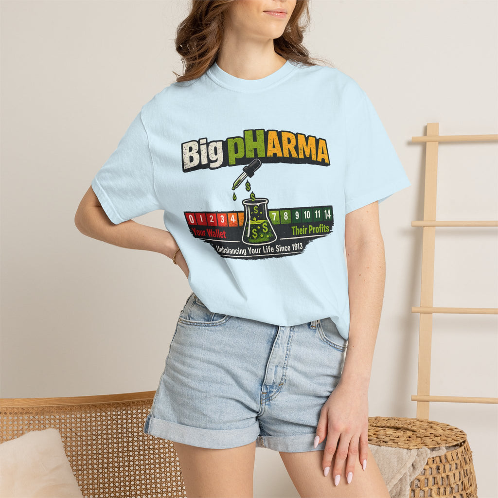 T-Shirt — "Big pHARMA: The Reaction They Don't Want You to See" Graphic Tee