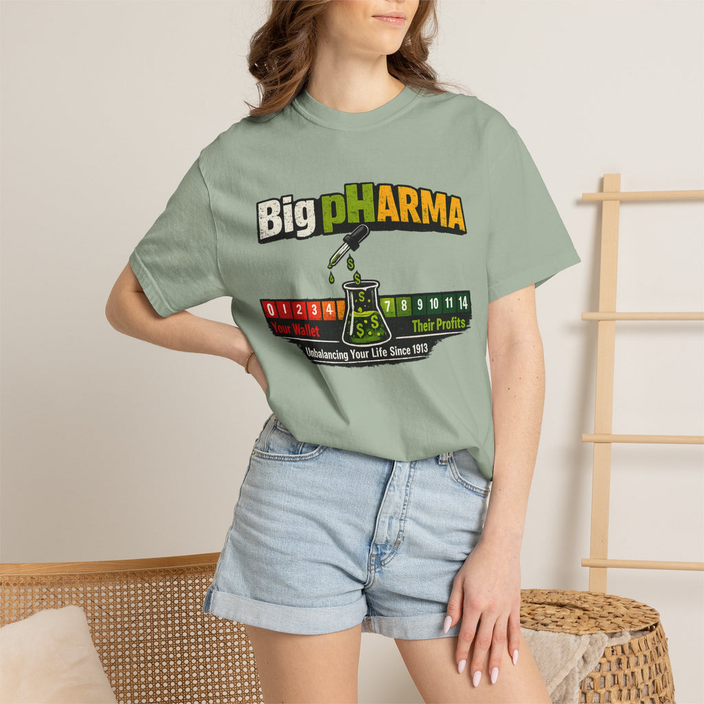T-Shirt — "Big pHARMA: The Reaction They Don't Want You to See" Graphic Tee