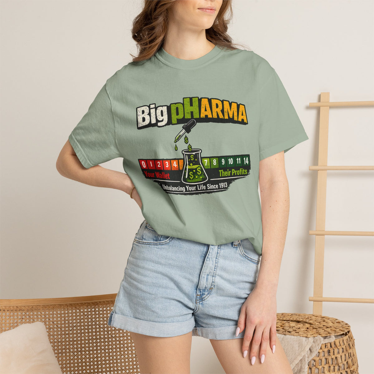 T-Shirt — "Big pHARMA: The Reaction They Don't Want You to See" Graphic Tee