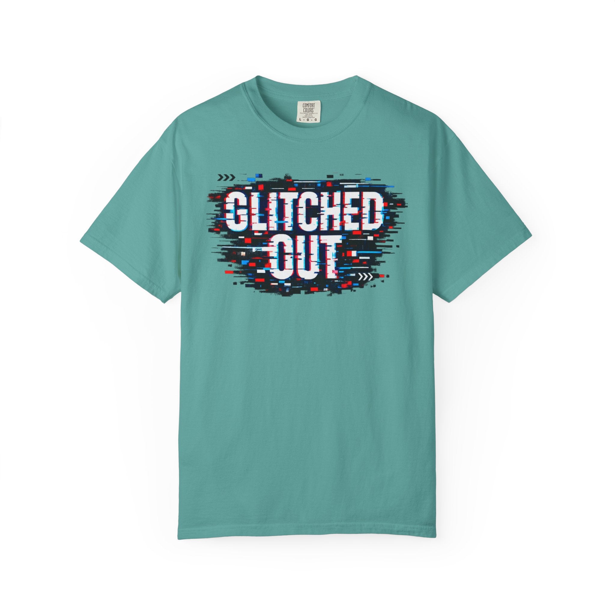 Glitched Out T-Shirt — Retro Glitch Graphic Tee