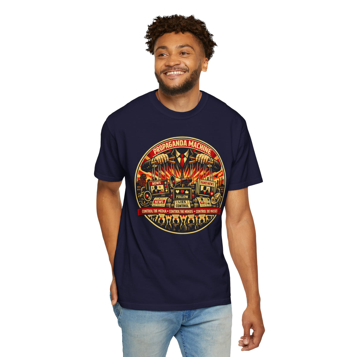 Propaganda Machine — Retro Graphic Tee
