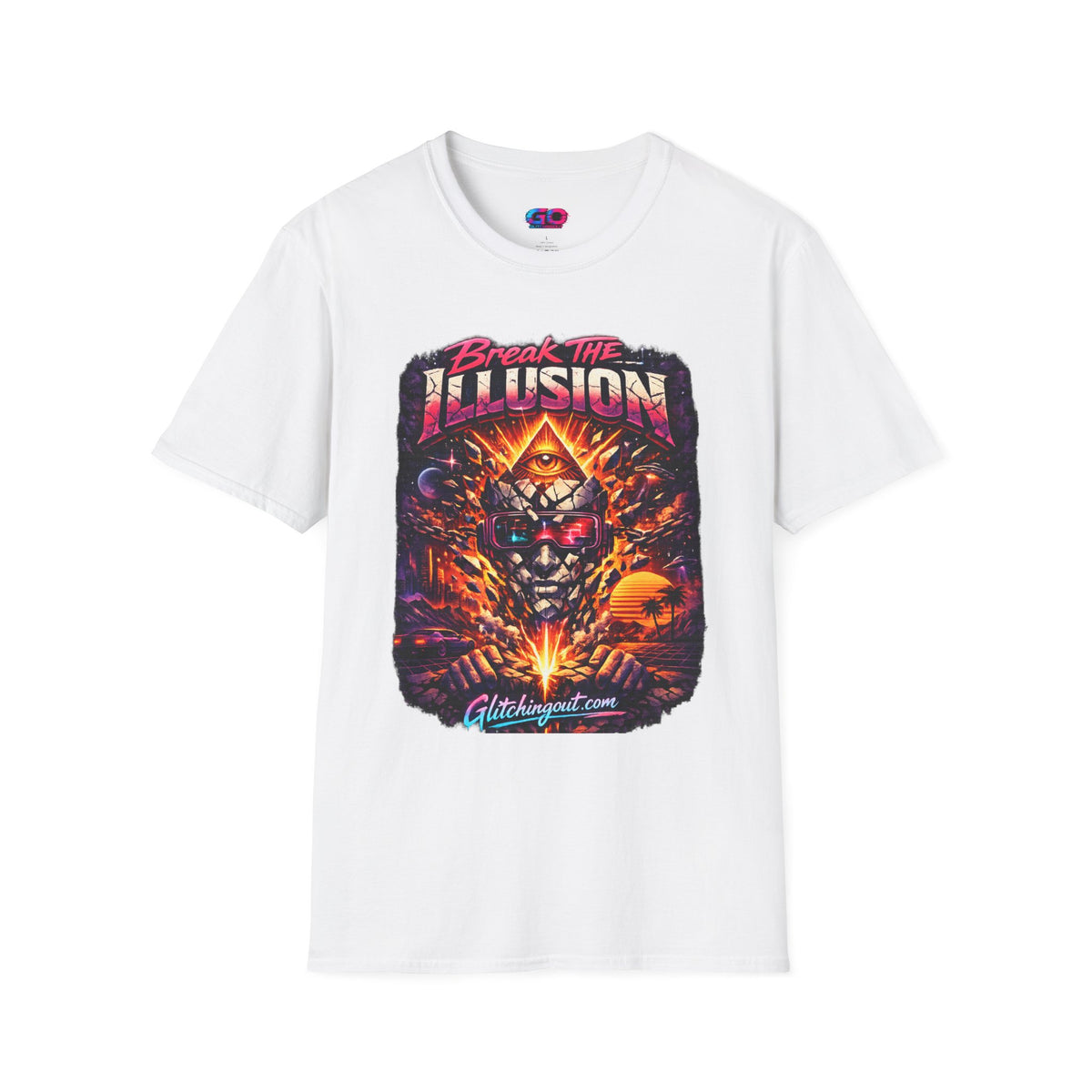 Break the Illusion Graphic T-Shirt — Psychedelic Tee