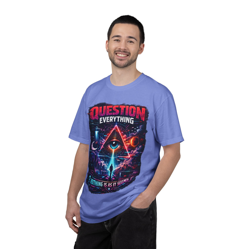 Question Everything T-Shirt — Mystical All-Seeing Eye Graphic Tee