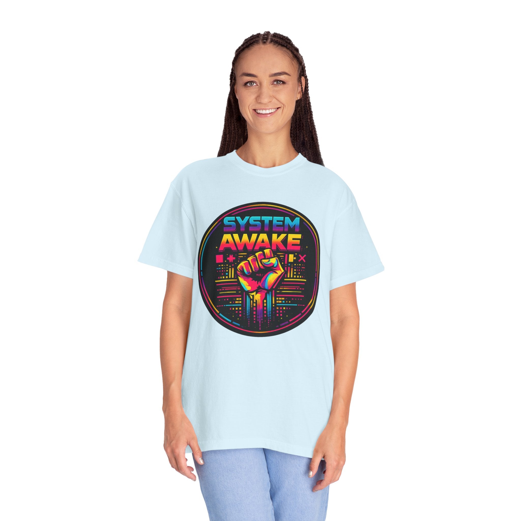 System Awake Retro Fist T-Shirt