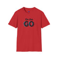 On the GO. Graphic T-Shirt — 'On the GO.' Retro Glitch Travel Tee