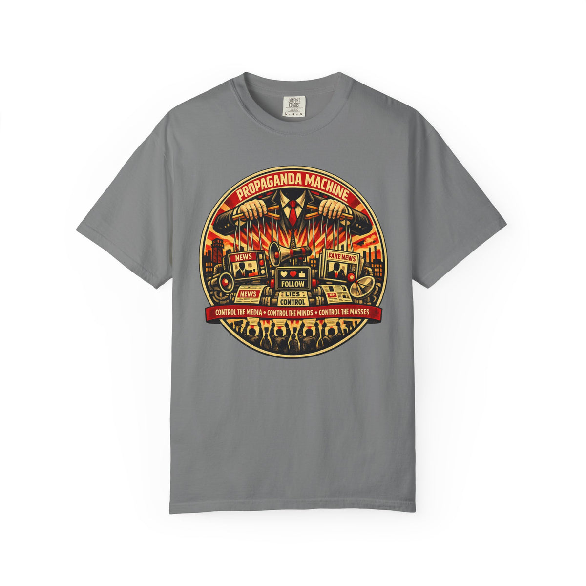 Propaganda Machine — Retro Graphic Tee