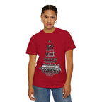 T-Shirt — Hierarchy of Power Graphic Tee ("We Rule You / We Fool You / We Shoot At You / We Eat For You / We Work For All / We Feed All")