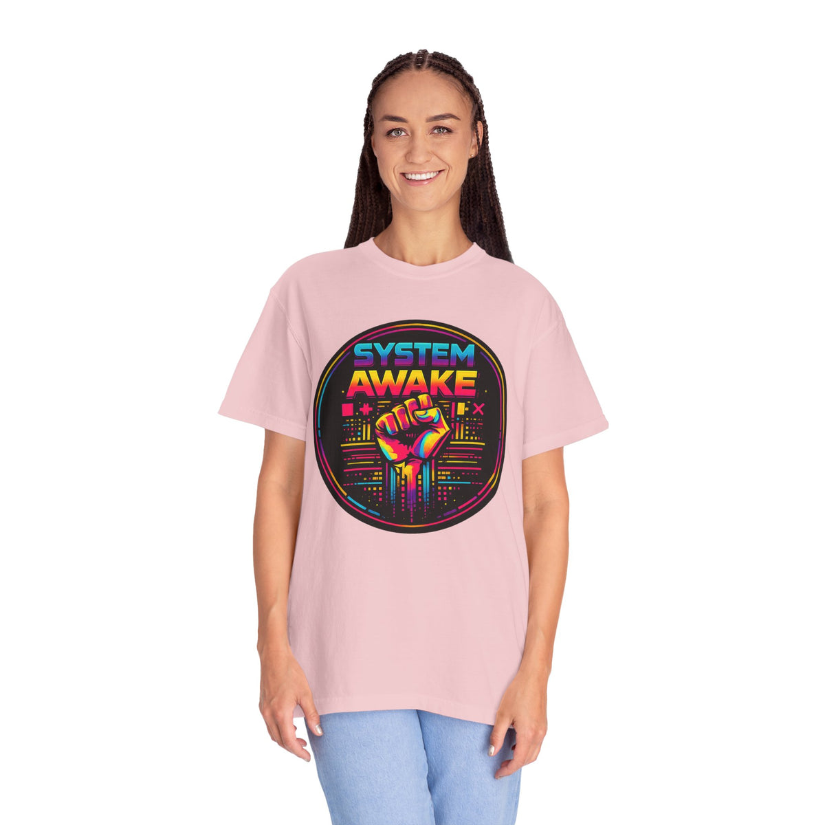 System Awake Retro Fist T-Shirt