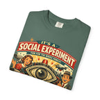T-Shirt — "It's a Social Experiment" Retro Surveillance Graphic Tee