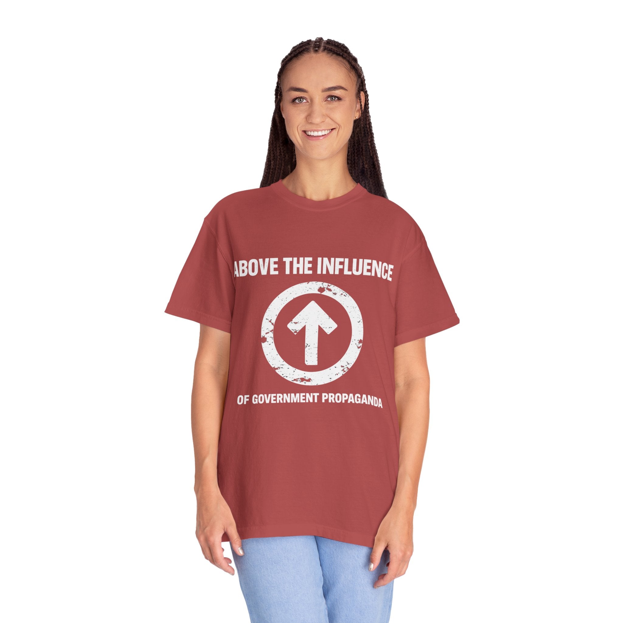 Above The Influence T-Shirt — Anti-Propaganda Graphic Tee