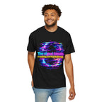 Glitch Circle T‑Shirt — "The Signal Breaks" Retro Cyberpunk Tee