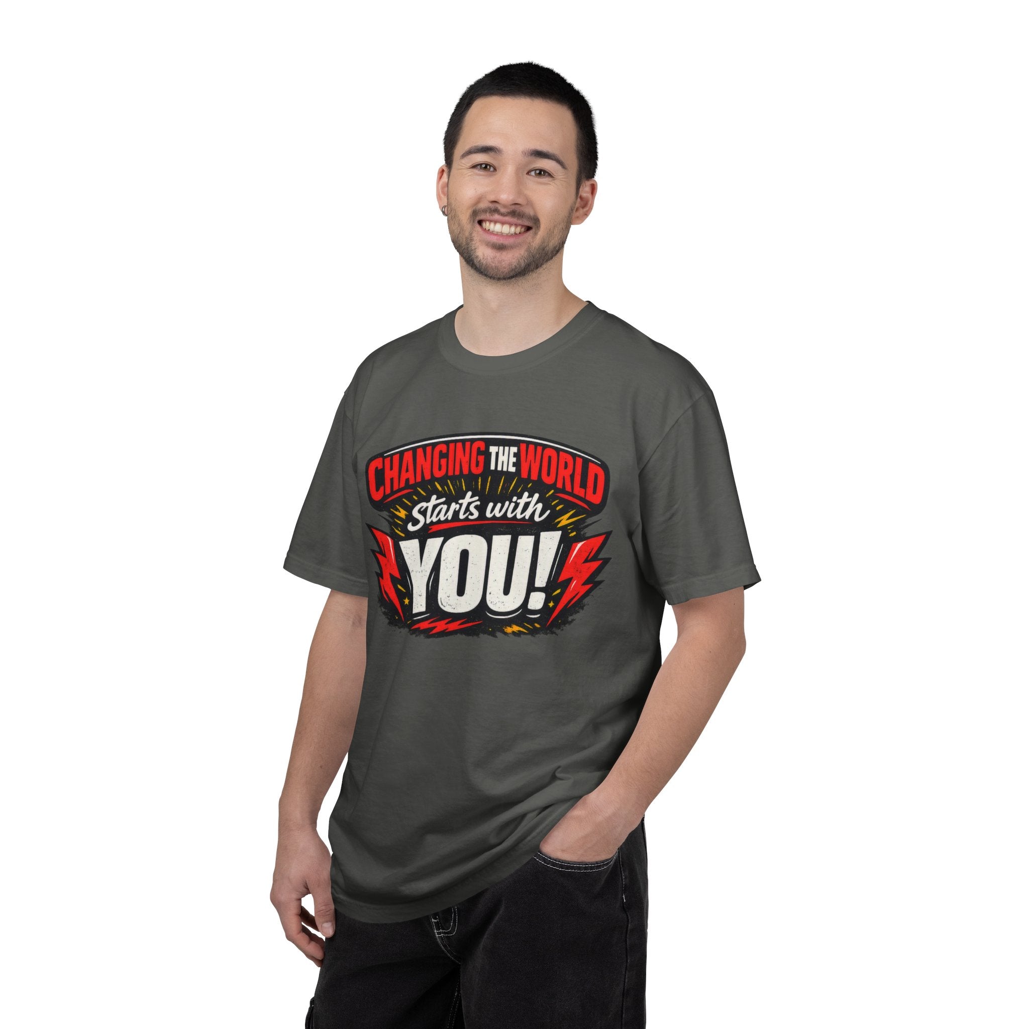 "Changing the World Starts with You" Motivational T-shirt