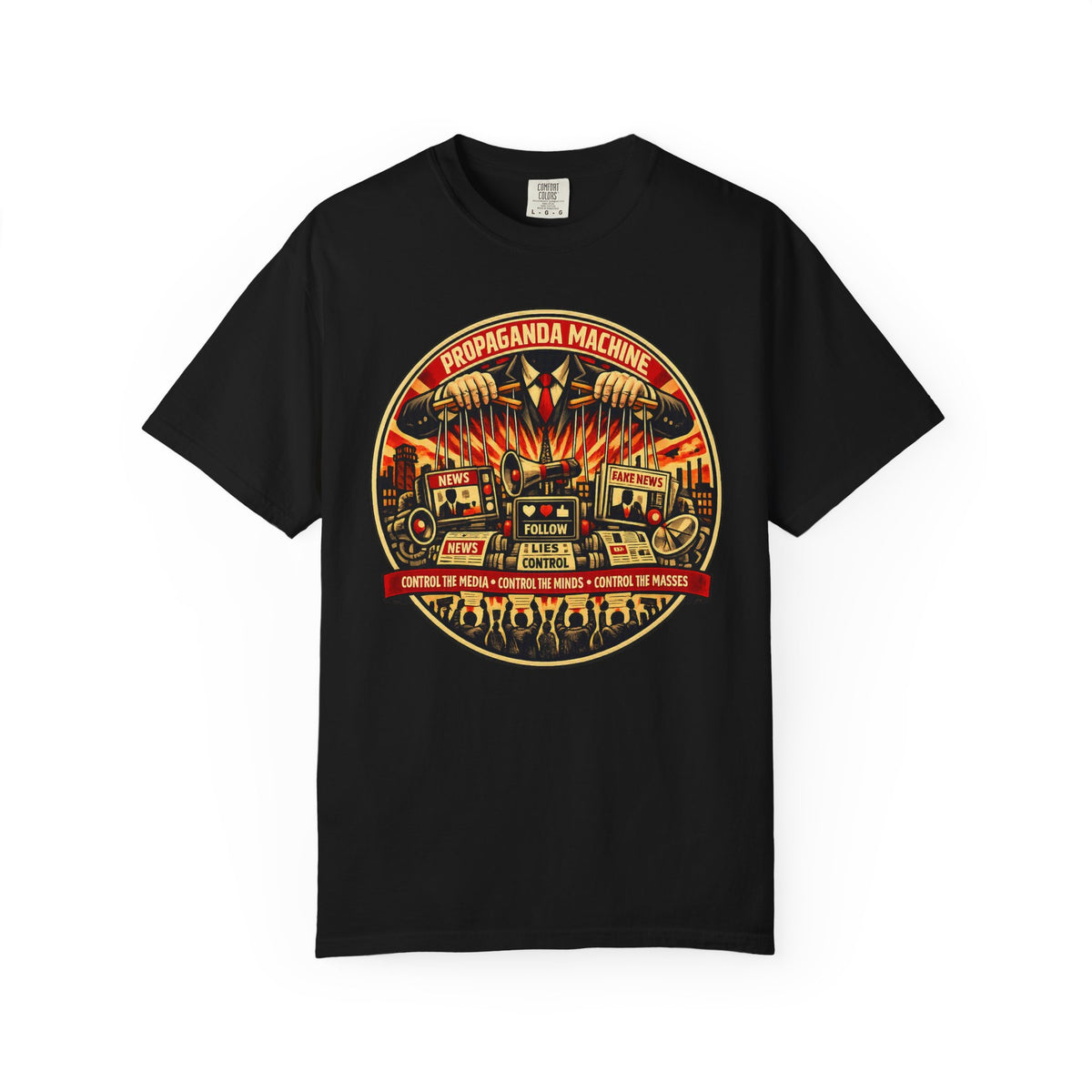 Propaganda Machine — Retro Graphic Tee