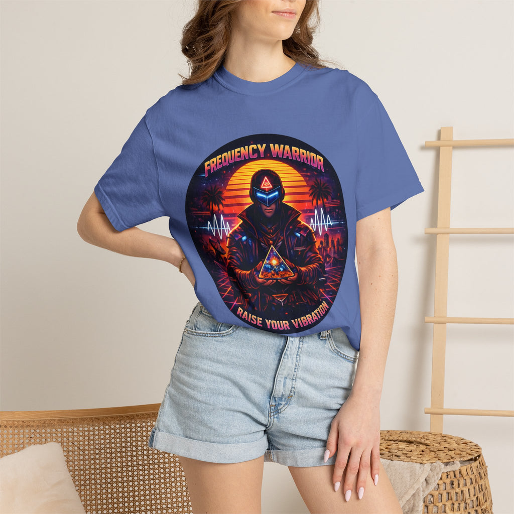 Frequency Warrior — Raise Your Vibration Graphic T-Shirt