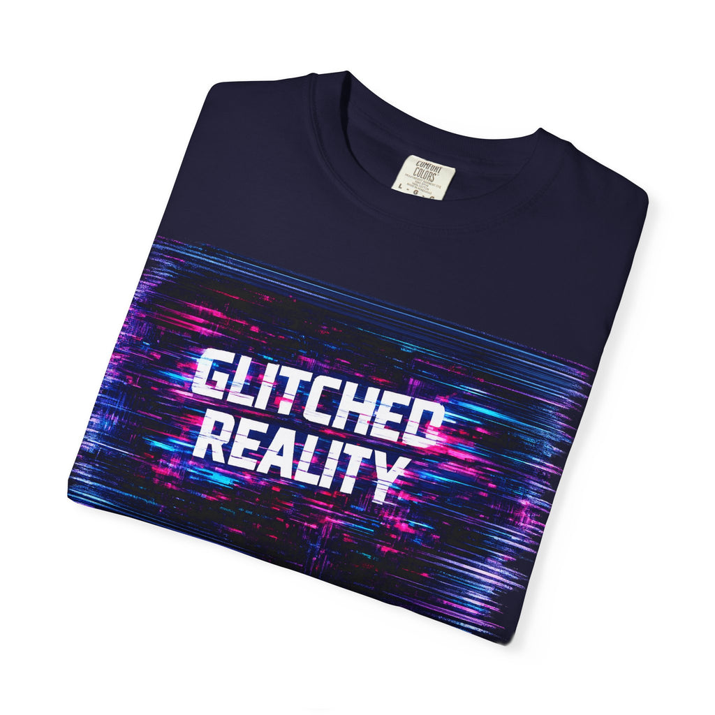 Glitched Reality V2 T‑Shirt — Retro Cyberpunk Digital Distortion Tee
