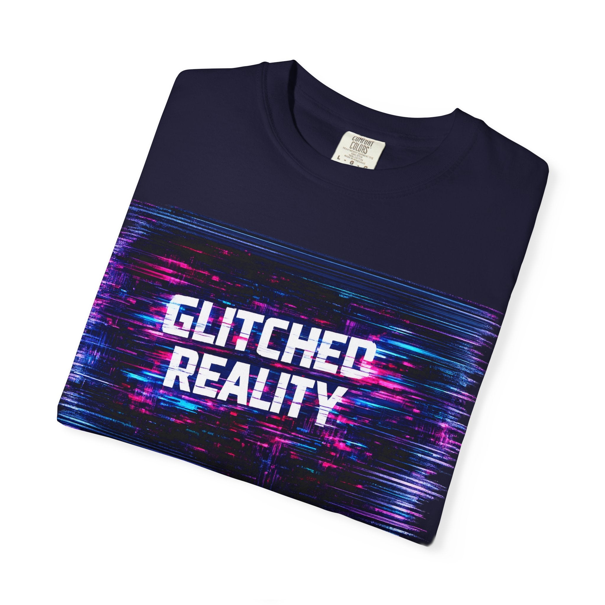 Glitched Reality V2 T‑Shirt — Retro Cyberpunk Digital Distortion Tee
