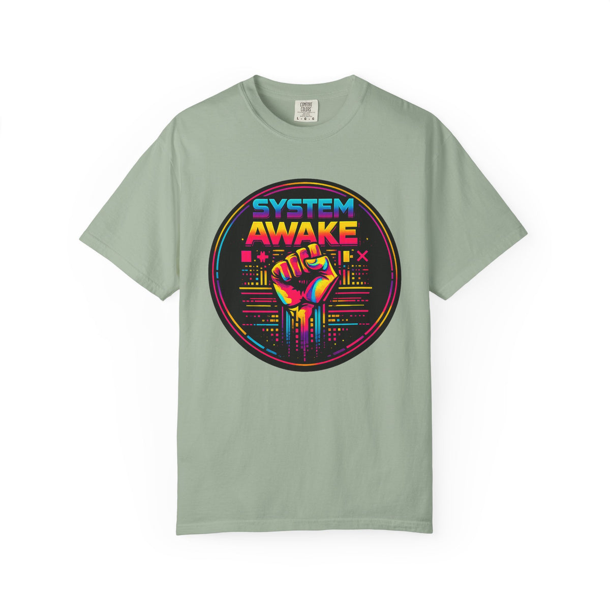 System Awake Retro Fist T-Shirt