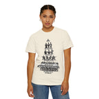 T-Shirt — Hierarchy of Power Graphic Tee ("We Rule You / We Fool You / We Shoot At You / We Eat For You / We Work For All / We Feed All")