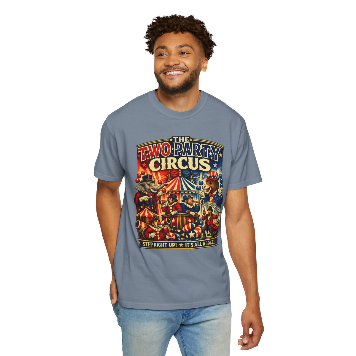 Two-Party Circus Graphic T-Shirt