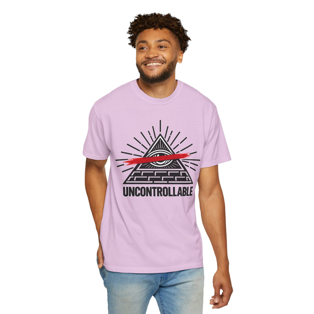 Uncontrollable Pyramid Graphic T-Shirt