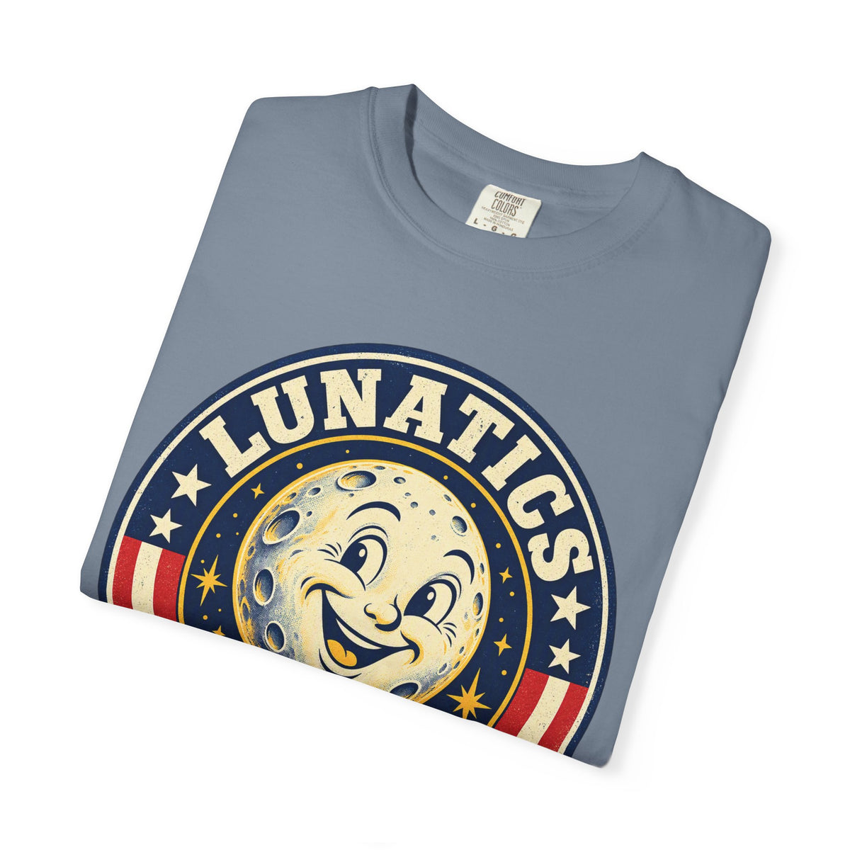 Lunatics in Politics Moon Election Graphic T-Shirt