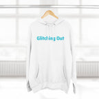 Hoodie — 'Glitching Out' Retro Cyber Geometric Graphic Hoodie