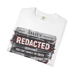 Redacted News Graphic T-Shirt — "REDACTED: You Can't Handle the Truth"