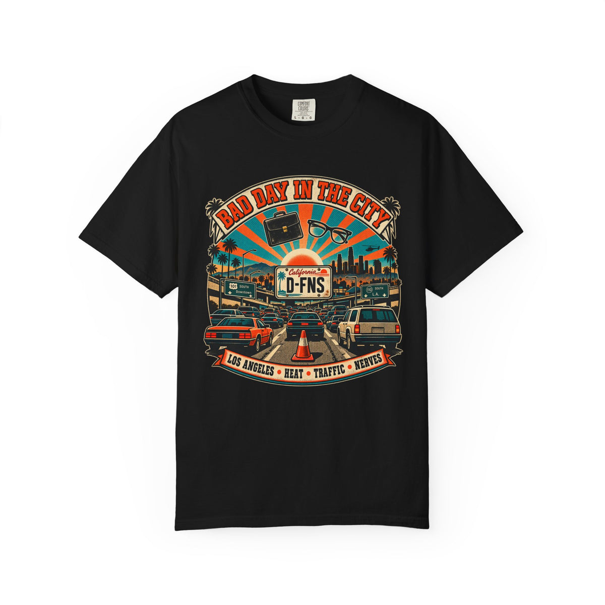 Bad Day in the City Los Angeles Graphic T-Shirt