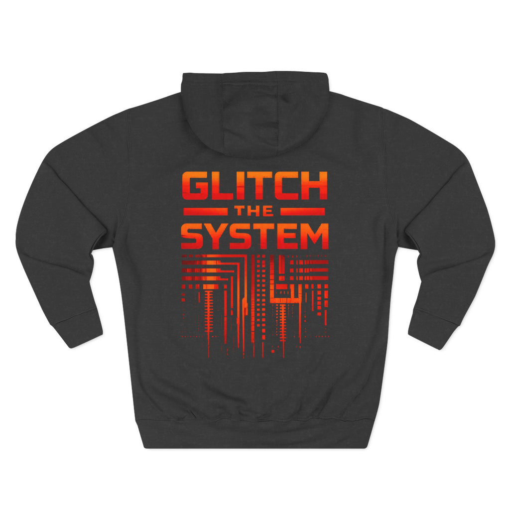 Glitch the System Hoodie V2 — 'Glitching Out' Circuit Graphic