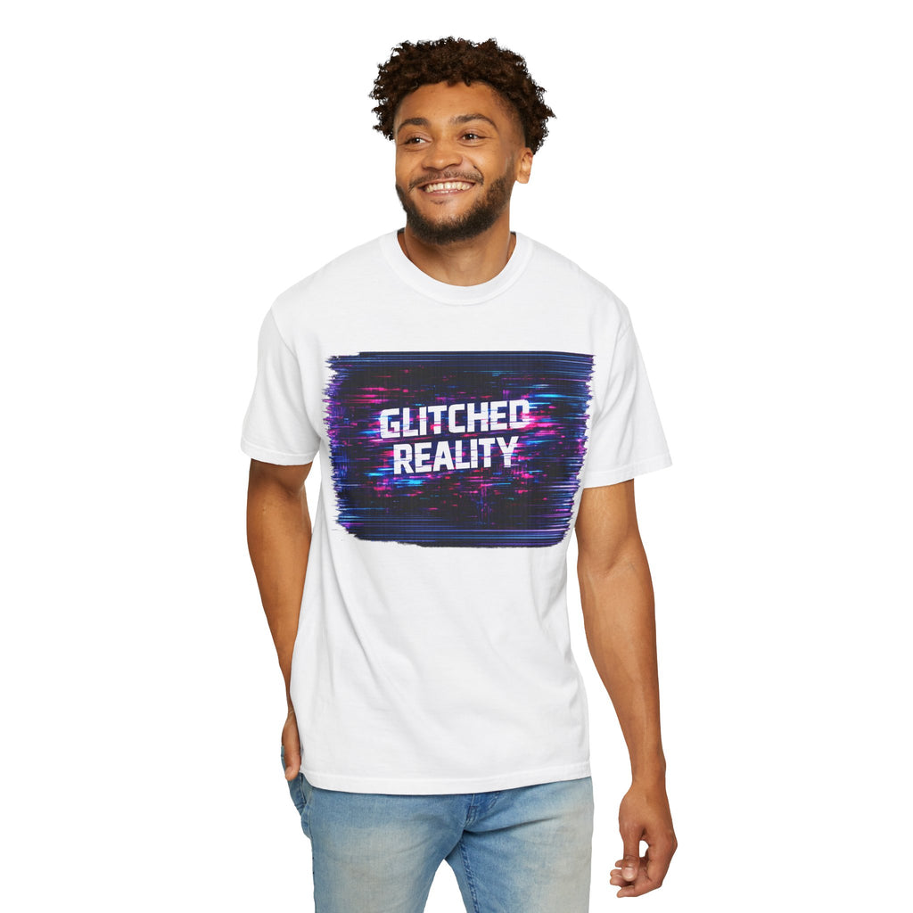 Glitched Reality V2 T‑Shirt — Retro Cyberpunk Digital Distortion Tee