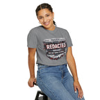 Redacted News Graphic T-Shirt — "REDACTED: You Can't Handle the Truth"