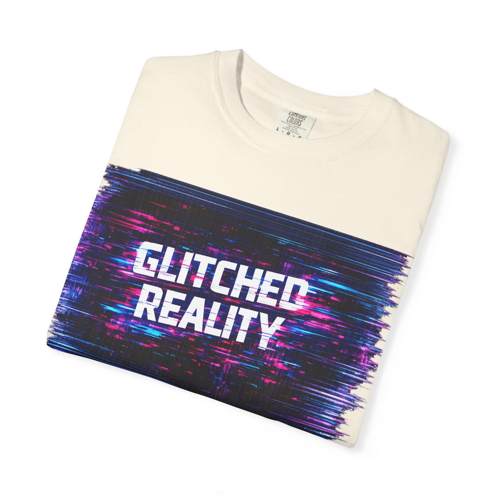 Glitched Reality V2 T‑Shirt — Retro Cyberpunk Digital Distortion Tee