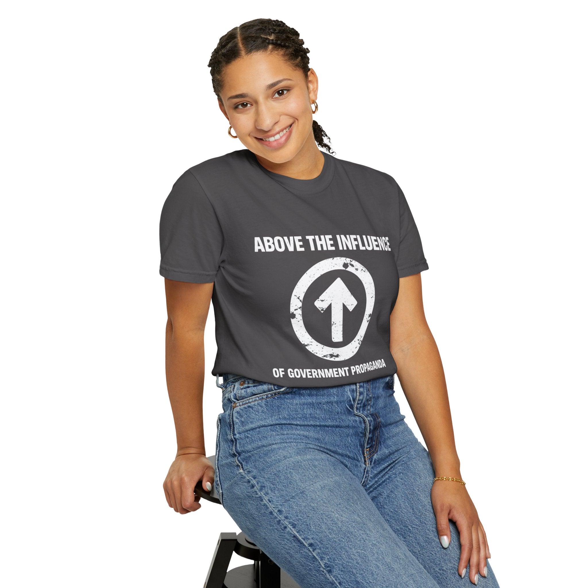 Above The Influence T-Shirt — Anti-Propaganda Graphic Tee