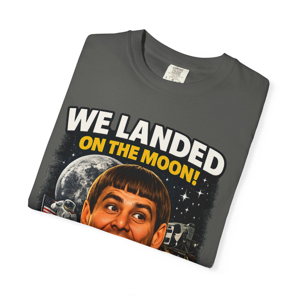 We Landed on the Moon! Or Did We?' Retro Comedy Space Graphic Tee