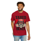 Taxed to Death T-Shirt — Patriotic Skull Tax Humor Tee