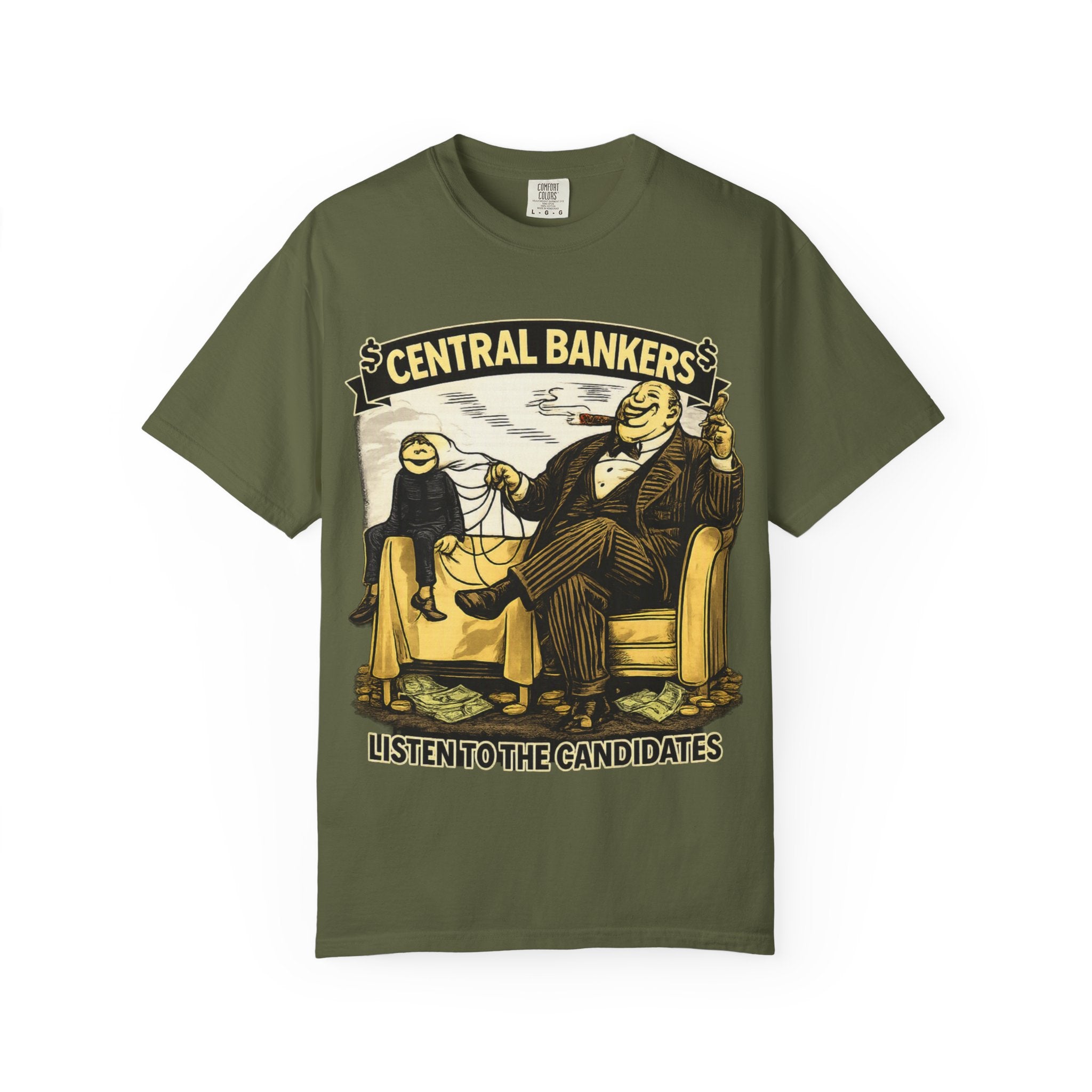 Central Bankers 'Listen to the Candidates' Graphic T-Shirt