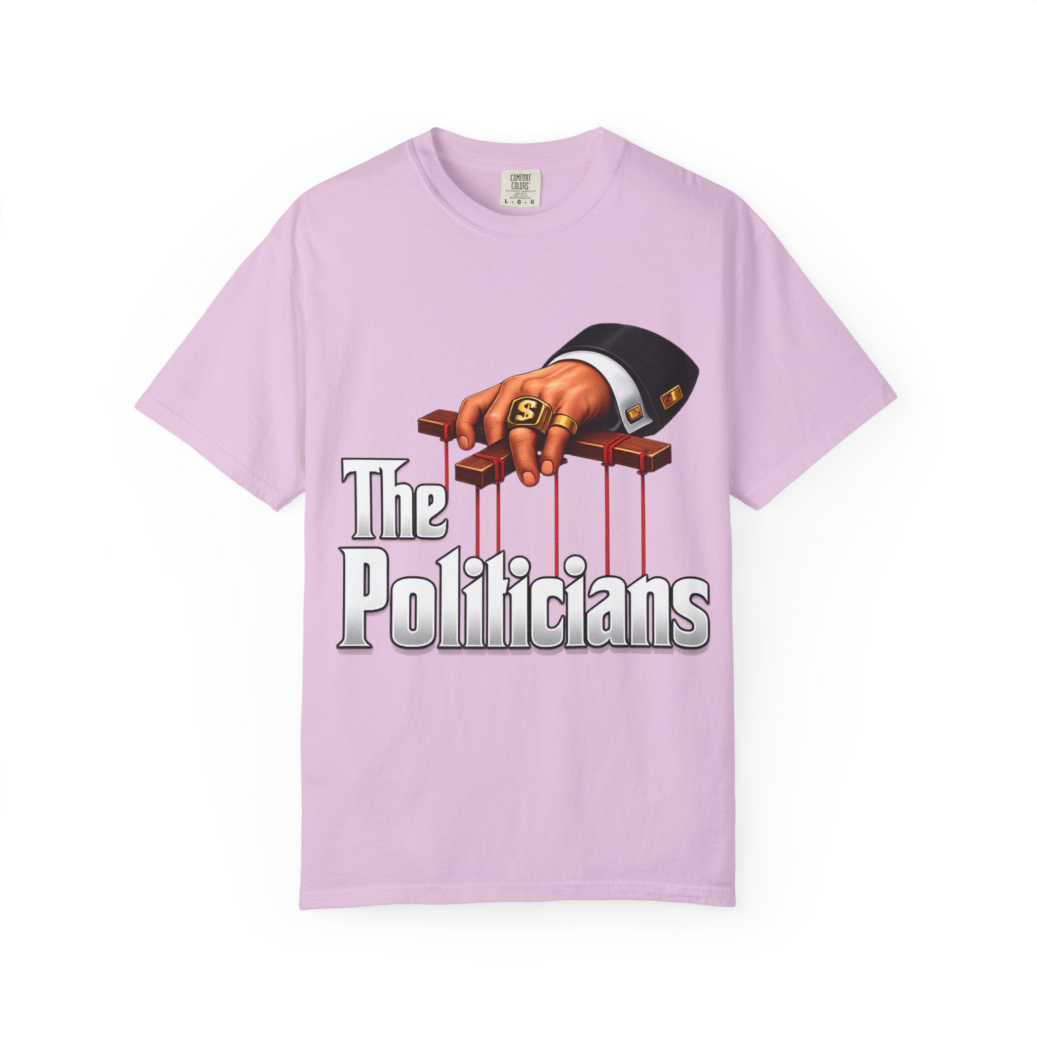 The Politicians T-Shirt — Puppet Master Hand & Money Political Satire Tee