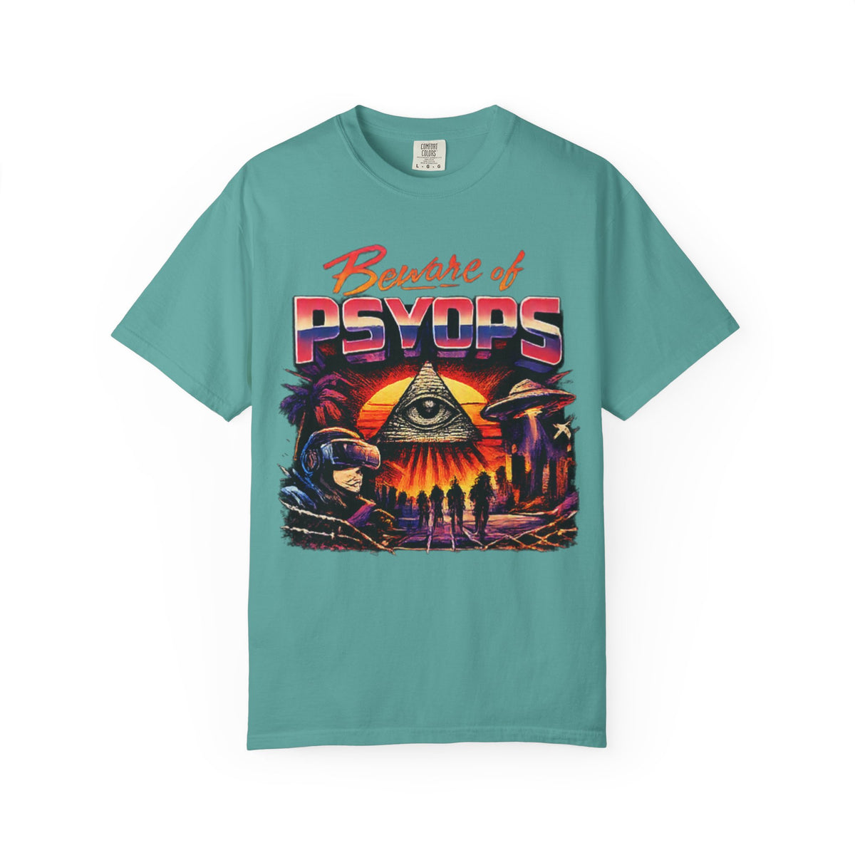 Beware of Psyops — Vintage Graphic T-Shirt