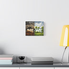 Problem vs Solution 'Me vs We' Canvas Wall Art - Environmental Awareness Print