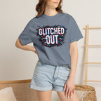 Glitched Out T-Shirt — Retro Glitch Graphic Tee