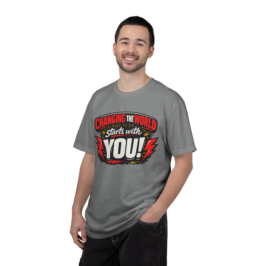 "Changing the World Starts with You" Motivational T-shirt