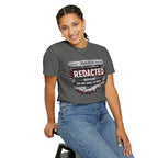 Redacted News Graphic T-Shirt — "REDACTED: You Can't Handle the Truth"