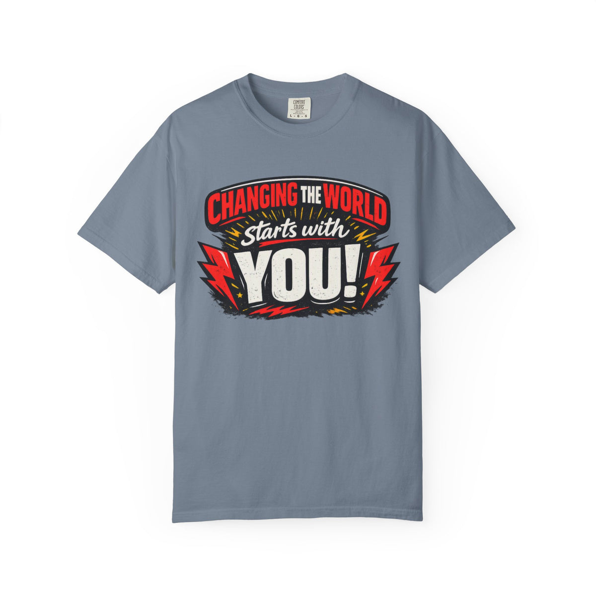 "Changing the World Starts with You" Motivational T-shirt