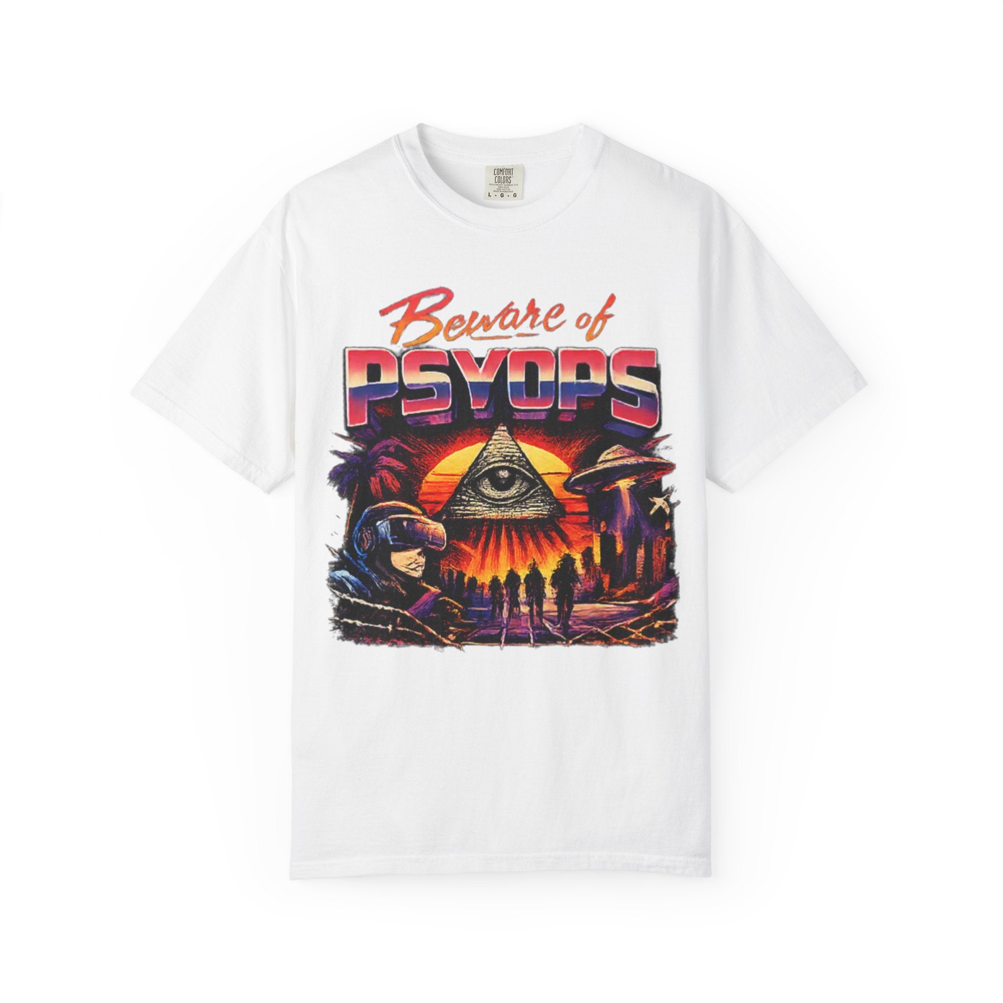 Beware of Psyops — Vintage Graphic T-Shirt