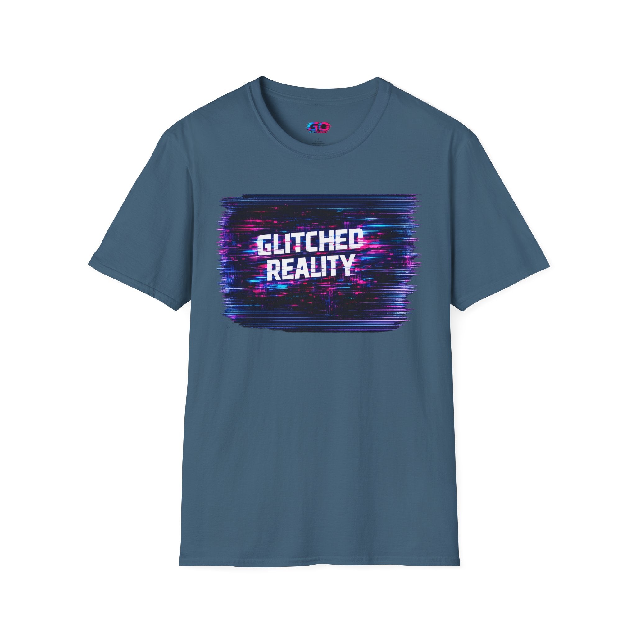 Glitched Reality V2 T‑Shirt — Retro Cyberpunk Digital Distortion Tee