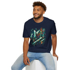 Cyberpunk Cityscape T‑Shirt — Neon Tokyo Skyline Graphic Tee