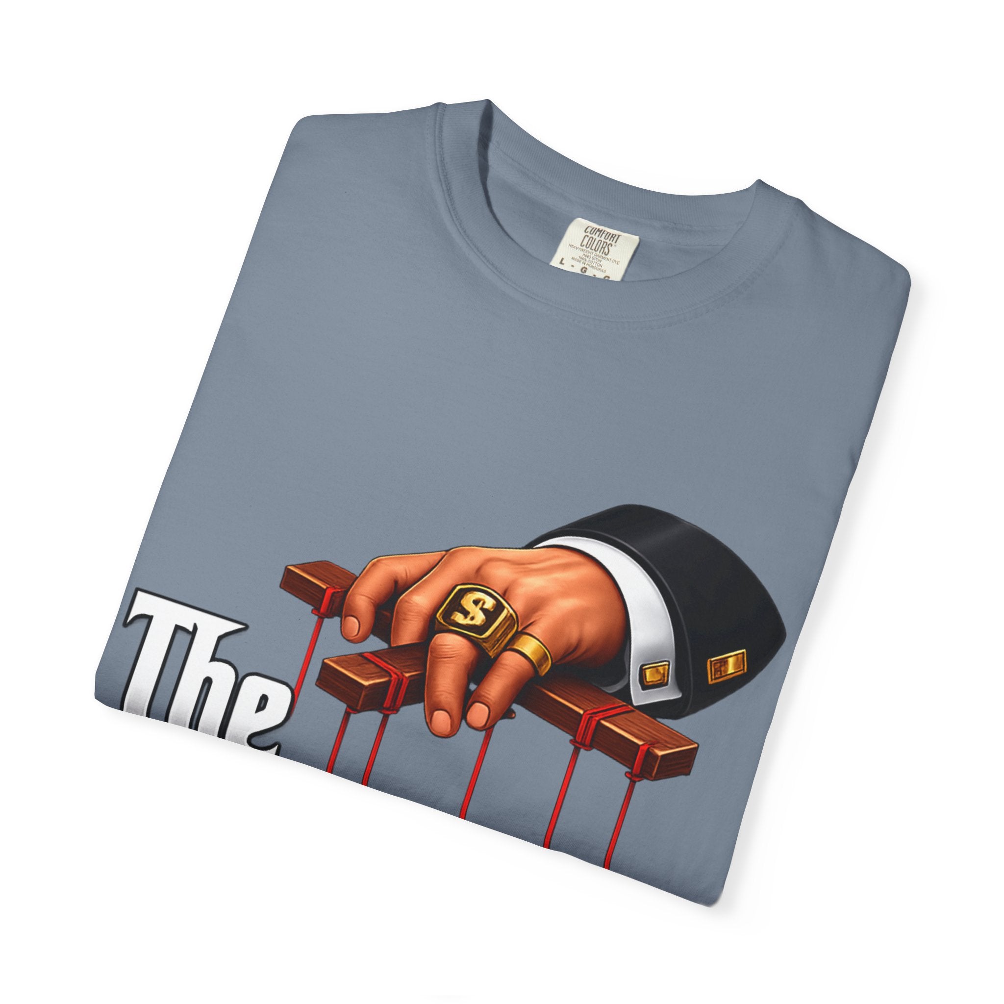 The Politicians T-Shirt — Puppet Master Hand & Money Political Satire Tee